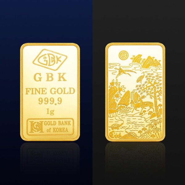 미디온그룹 골드베베 순금 24K GBK골드바 1g [1개]