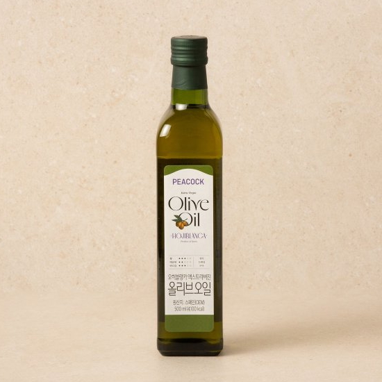 피코크 올리브오일 오히블랑카 500ml (1개)_이미지