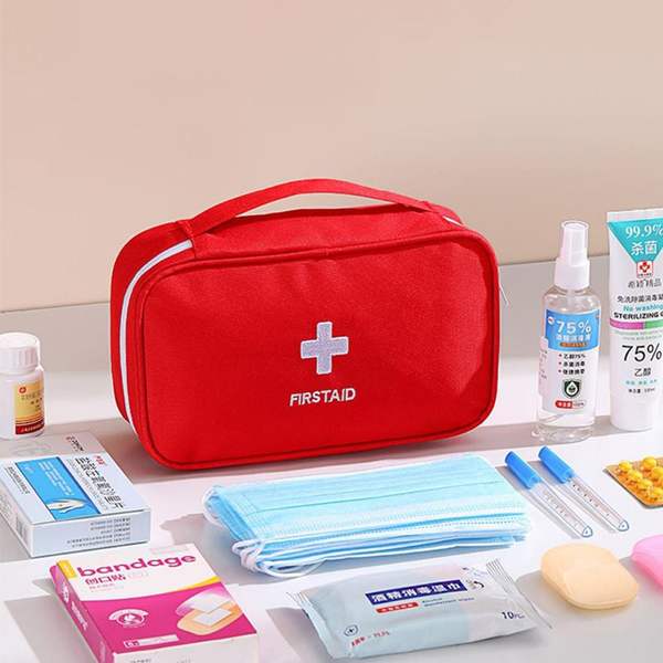 비상 GEJ223U7 구급 상비 약 보관 수납 파우치 가방 M11529_이미지