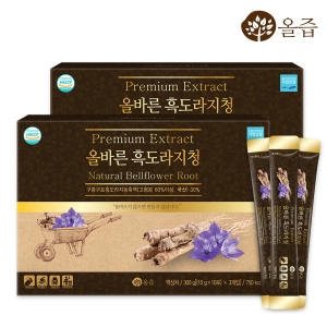 올즙 올바른 흑도라지청 스틱 10ml 30포 (2개)_이미지