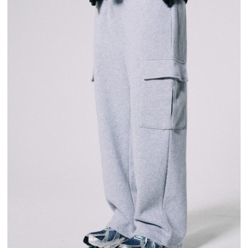 써드케이 HC11 076 블랙 베이직 카고 스웨트 팬츠 MP9PU993