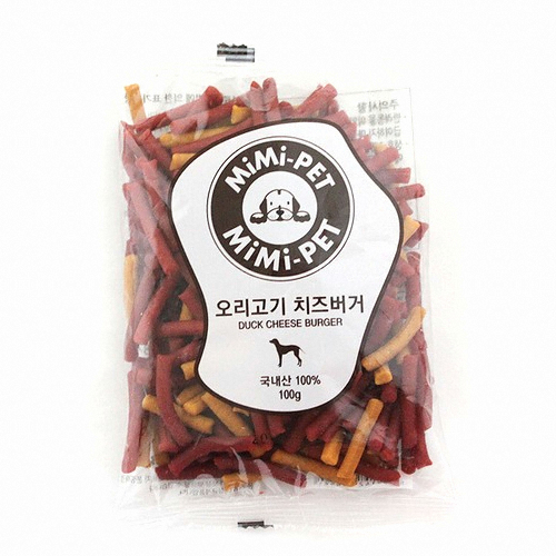 미미펫 오리고기 치즈버거 100g (1개)