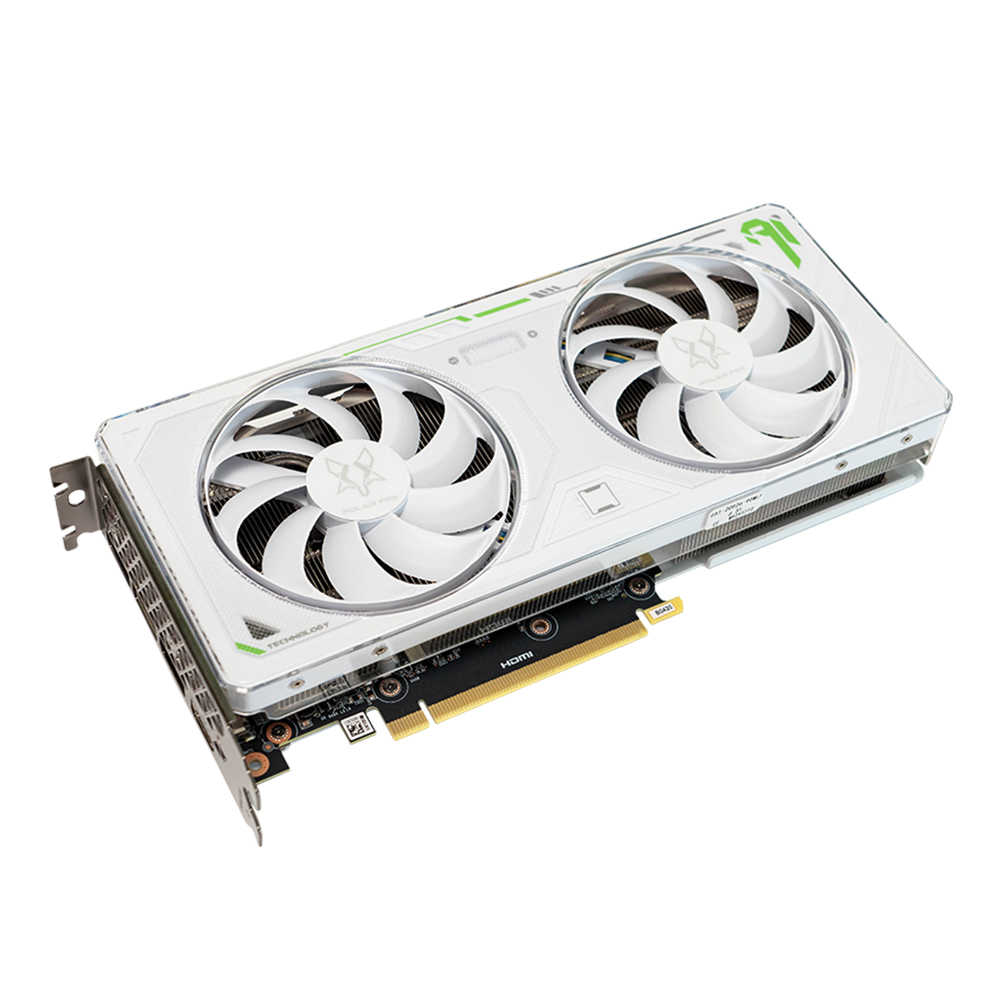 MANLI 지포스 RTX 4060 Ti Polar Fox D6 16GB TWIN FAN White 대원씨티에스_이미지