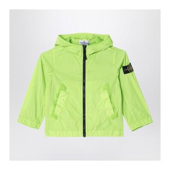 스톤아일랜드 Lime yellow nylon zip up jacket 164100003-BS0A23/XM_STONE-V005F_621-..