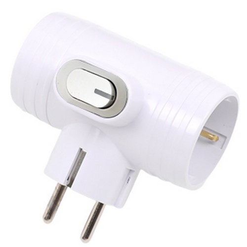 세계 에코파워탭 화이트스위치 3구 T자 멀티탭_이미지