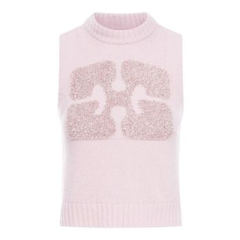 가니 그래픽 울 믹스 베스트 핑크 K2217 392 120729064