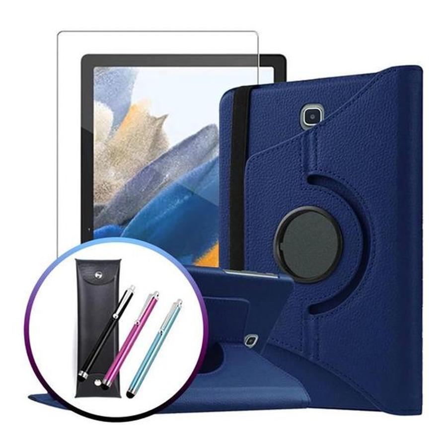 갤럭시탭A 8.0 2019 T290 회전 거치 케이스+강화유리 필름+심플 터치펜 세트 S11197459