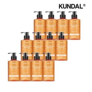 쿤달 맥주효모 탈모 샴푸 피그민트티 500ml (12개)