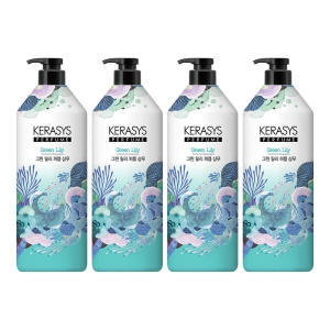 애경 케라시스 그린 릴리 퍼퓸 샴푸 1000ml (4개)