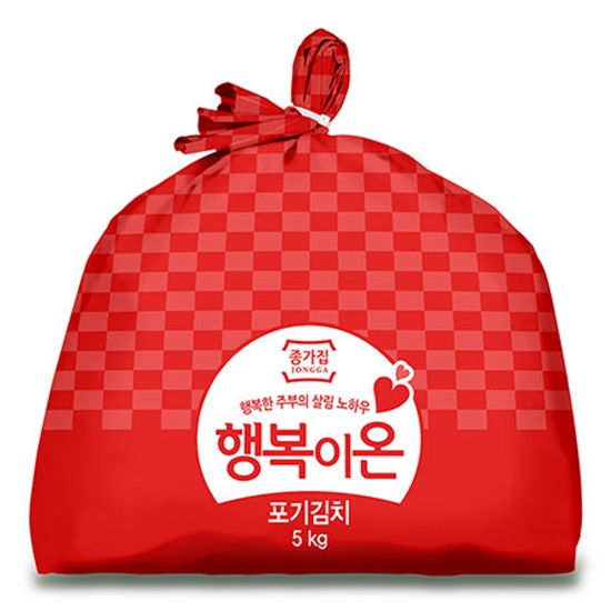 종가 행복이온 포기김치 5kg이미지입니다. 누르면 해당 게시물로 새창이동합니다.