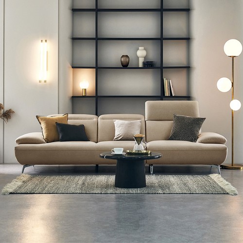 자코모 젬마 기능성 젠위브 패브릭 소파 3.5인용 (스툴별도)_이미지