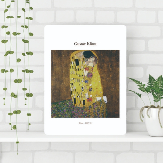 가온 클렘트-키스 접이식 액자테이블 (80x60cm)