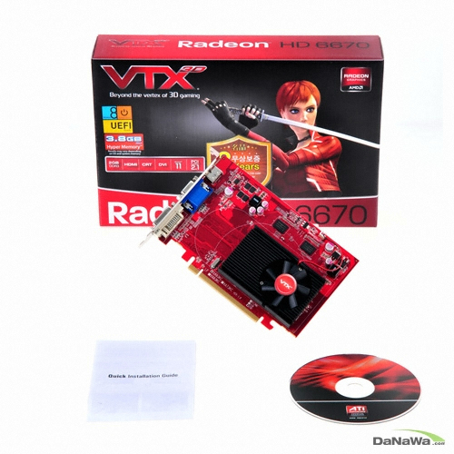 VTX3D 라데온 HD 6670 D3 2GB_이미지