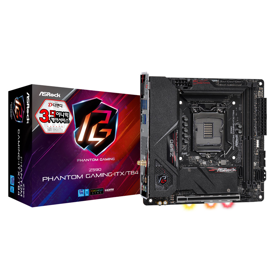 ASRock Z590 Phantom Gaming-ITX/TB4 디앤디컴_이미지