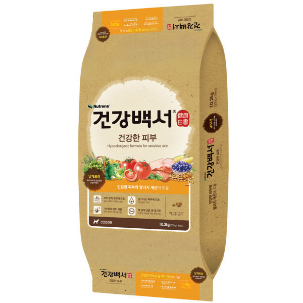 뉴트리나 독 건강백서 건강한 피부 10.2kg (3개)_이미지