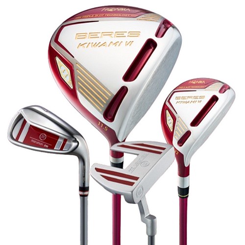 혼마 베레스 키와미6 2스타 레드 / 마루망 2W 조합 여성용 세트 (10개 카본 정품)