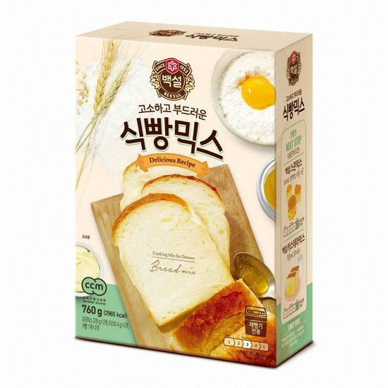 백설 식빵믹스 760g이미지입니다. 누르면 해당 게시물로 새창이동합니다.