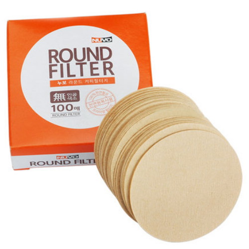 누보 라운드 커피 필터 NV-60RF 브라운 (100매)_이미지