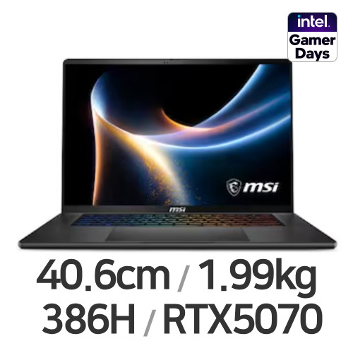 MSI 스텔스 16 AI+ B3WGX-U9 QHD+ OLED이미지입니다. 누르면 해당 게시물로 새창이동합니다.
