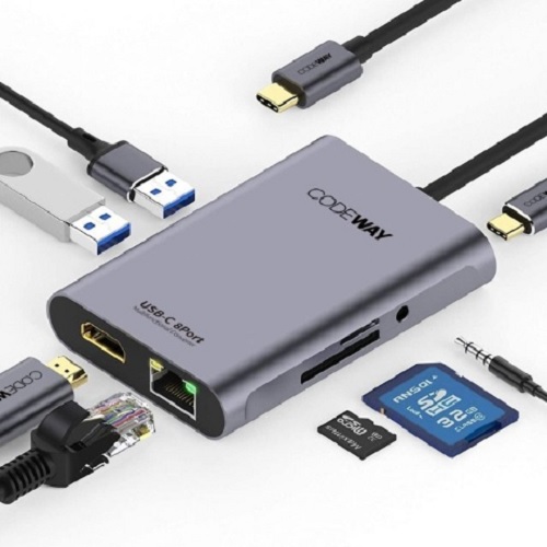 8in1 멀티허브 (8포트/USB 3.0 Type C)
