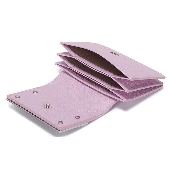 마뗑킴 ACCORDION WALLET IN (LIGHT VIOLET)_이미지