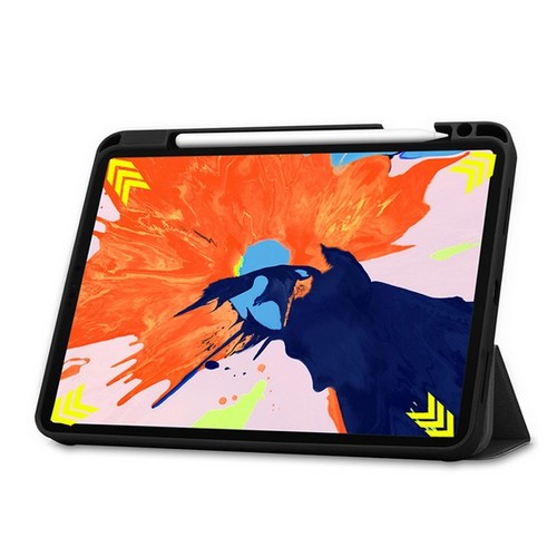오토스마트 뷰씨 iPad Pro 12.9 4세대 펜슬수납 심플 케이스_이미지