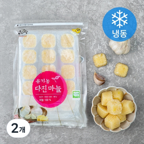 웰팜넷 유기농 다진마늘 180g (2개)_이미지