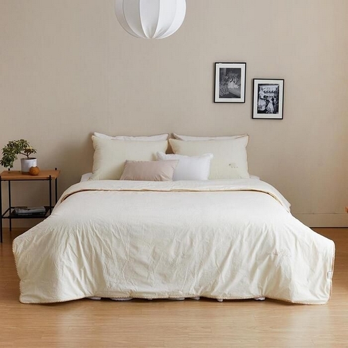 로라애슐리 몽쉘 바이오워싱 60수 고밀도 면 양모이불