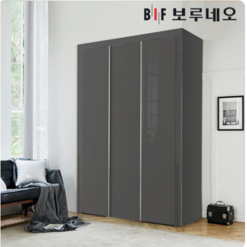 BIF보루네오 샤인 여닫이 작은방 붙박이장 (220cm)_이미지