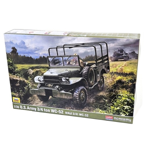 아카데미과학 1/35 미육군 3/4t WC-52 군용트럭