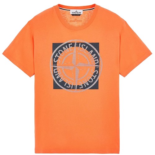 스톤아일랜드 반팔 티셔츠 76152NS93 (V0032, 오렌지)