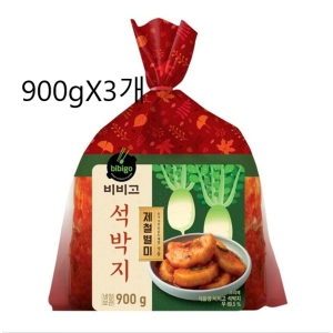 CJ제일제당 비비고 석박지 900g (3개)