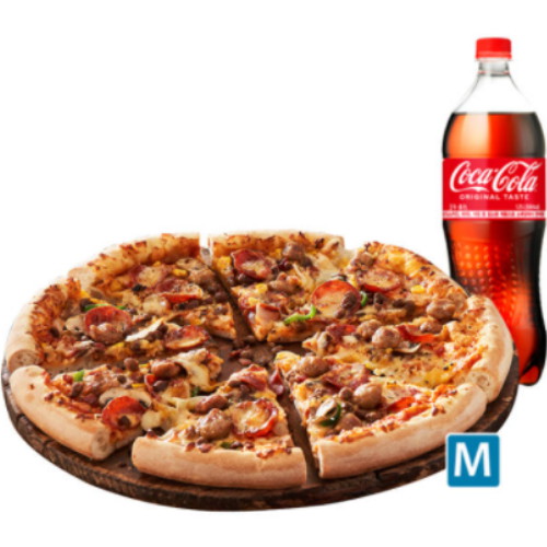 도미노피자 도미노피자 뉴욕오리진(오리지널) (미디엄+콜라1.25L)