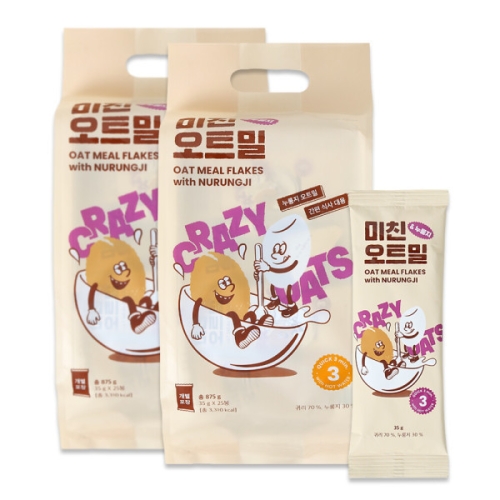 그리심 미친오트밀 누룽지 35g [50개]