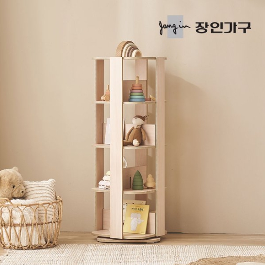 베비 4단 회전 책장 480