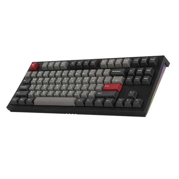 앱코 HACKER K660M TKL 이색사출 PBT 체리 키보드 딥샌드 (갈축)_이미지