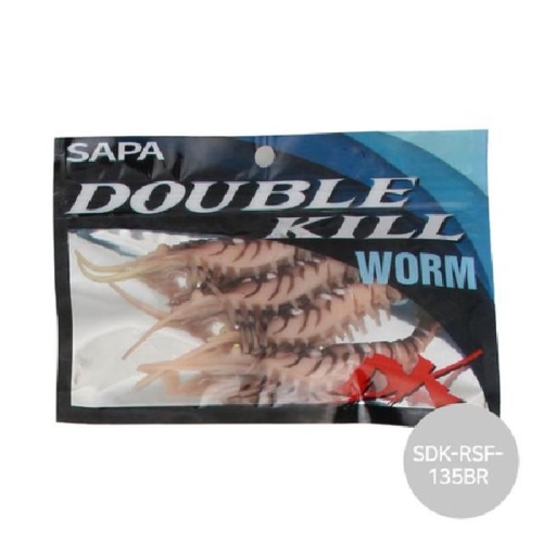 싸파 루어 낚시 웜 미끼 새우웜 135mm 브라운 SDK-RSF-135BR P0000GWA