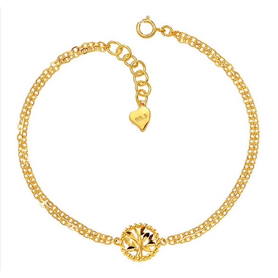 골드앤 엠보 행운나무 팔찌 3.75g