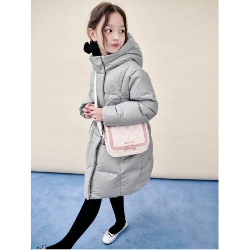 빈폴 BEANPOLE KIDS 여아 덕다운 중경량 롱패딩 라이트 그레이 BI5X38G022 BI5X38G022 582014