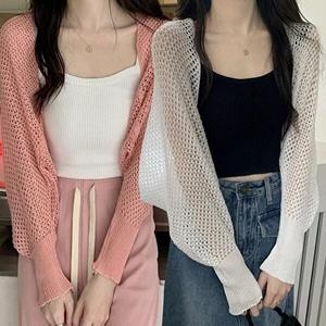 셀러허브 패션 JHP232T5_51IB 여성 긴팔볼레로 얇은 소재 가벼운 URK-300