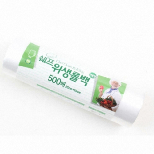 대진씨앤씨 쉐프 위생롤백 25x35cm (소) 500매 (2개(1,000매))