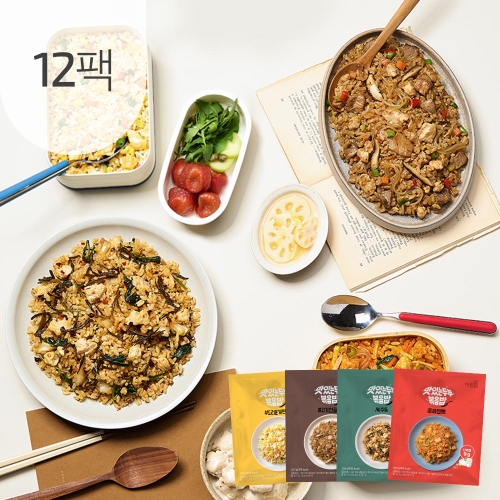 아임닭 맛있는 두부 볶음밥 200g 4종 (12개)_이미지
