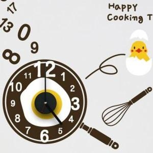 뭉키데코 디자인시계_Happy Cooking_이미지