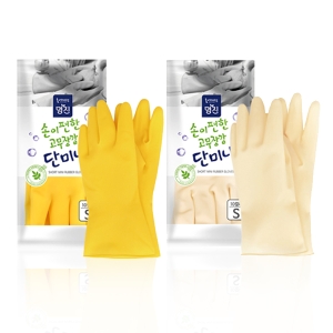 명진 미니 고무장갑 10켤레 단미니 고무장갑
