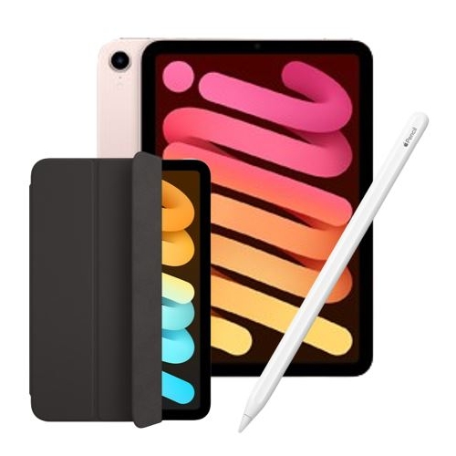 APPLE 2021 iPad mini 6세대 Cellular+애플펜슬 2세대,폴리오케이스 (64GB)_이미지