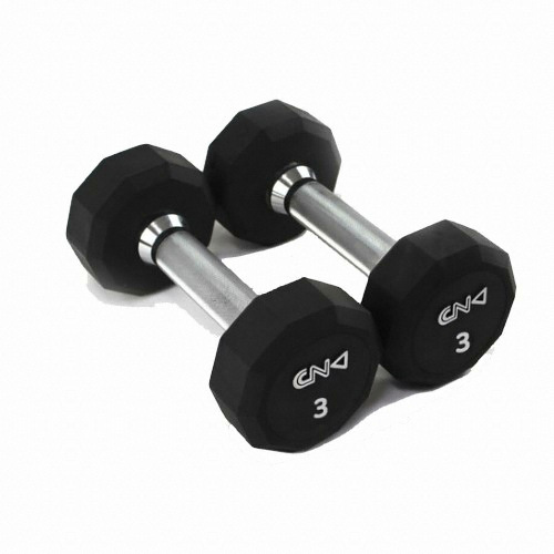 씨앤케이 10각 우레탄 아령 세트 (3kg)_이미지