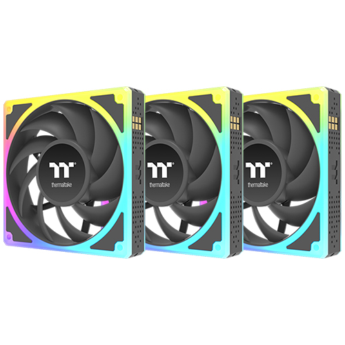 써멀테이크 TOUGHFAN EX 120 ARGB Sync (3팩, 블랙)