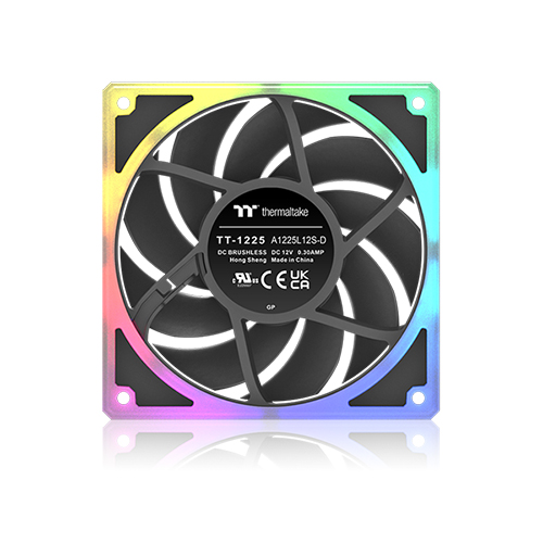 써멀테이크 TOUGHFAN EX 120 ARGB Sync (3팩, 블랙)_이미지