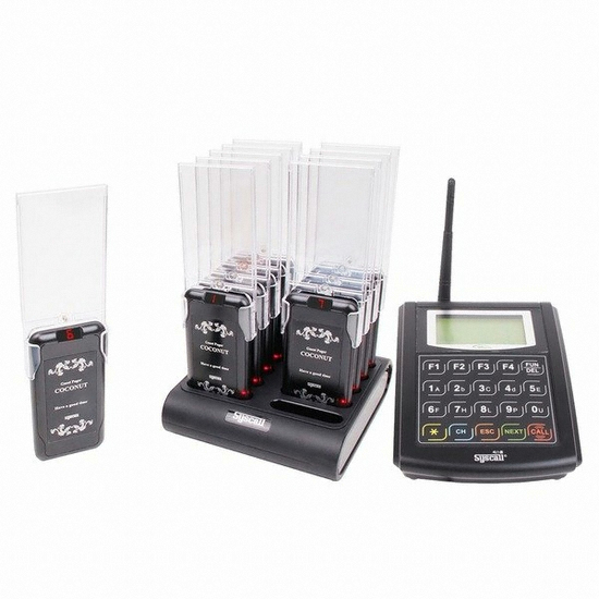 씨스콜 GP-1000T + 카드 진동벨 GP-200R (전송기 1개, 진동벨 10개)_이미지