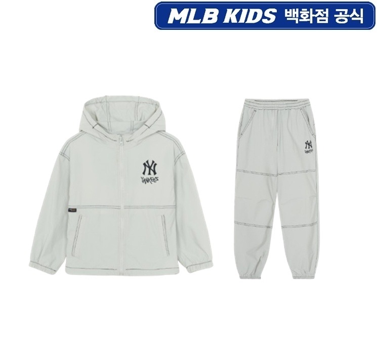 키즈 스트릿 코듀라 스티치 바람막이세트 7AWJB026150CRMSET 7AWJB026150C